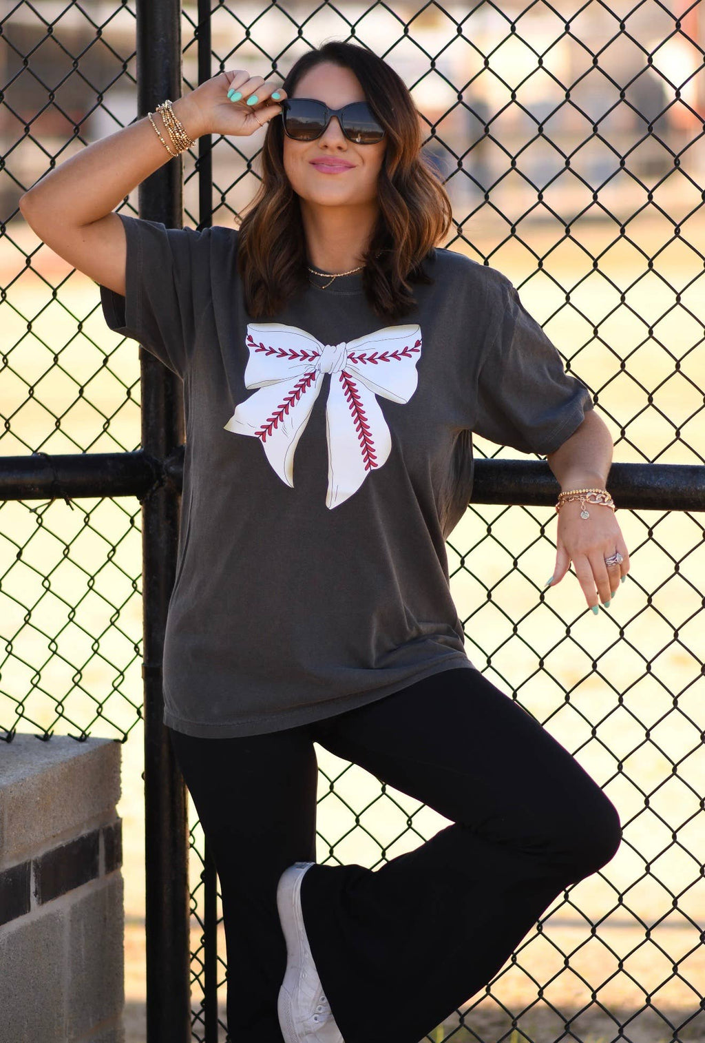 Baseball Bow Tee