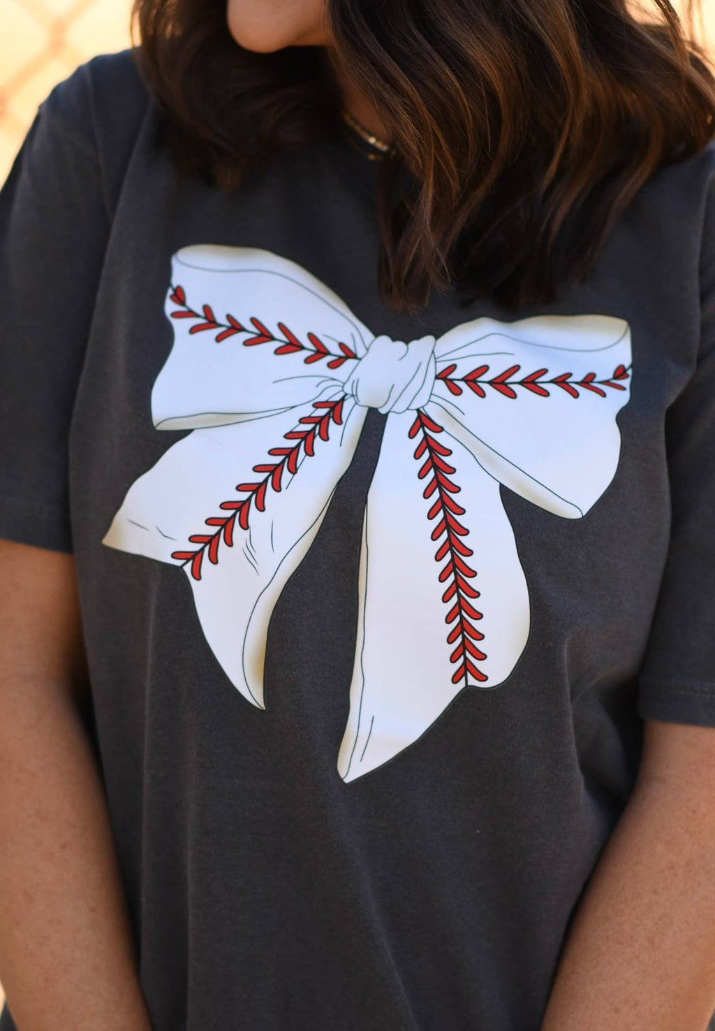 Baseball Bow Tee